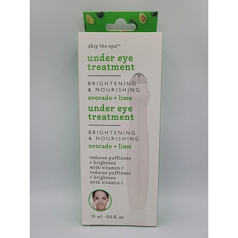 Skip the Spa Hydrating Under Eye Treatment Brightening Nourishing Avocado & Lime